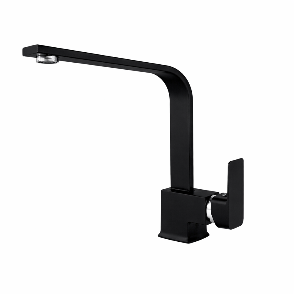 SİYAH KARE LAVABO BATARYA