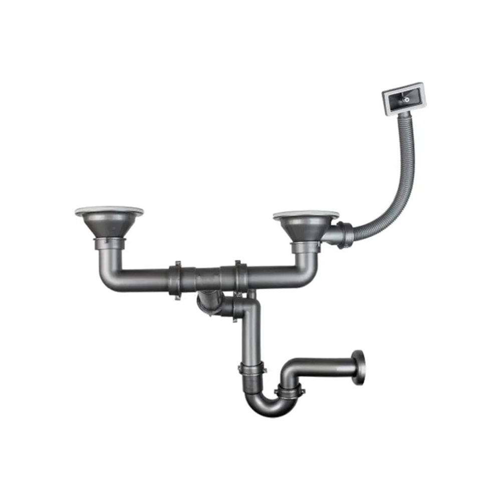 GRİ ÇİFT GÖZLÜ BÜYÜK SİFON