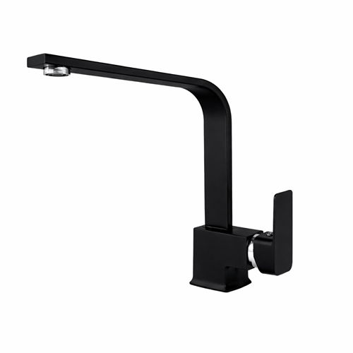 SİYAH KARE LAVABO BATARYA