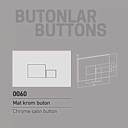 MAT GÖMME BUTON NKP